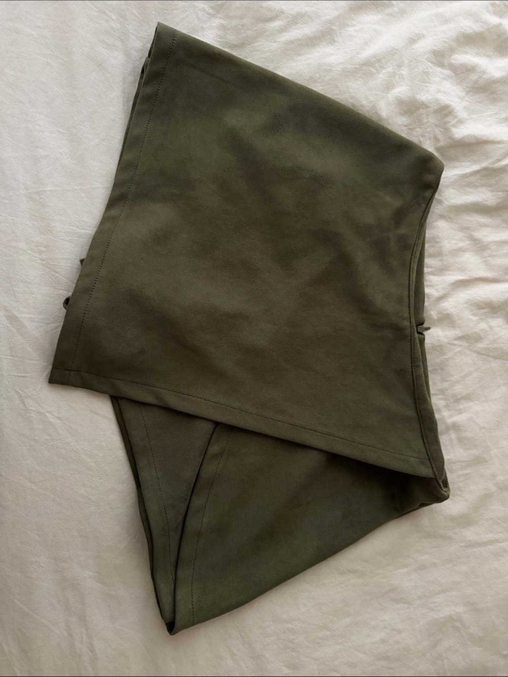 Charlotte Russe Olive Green Mini Skirt